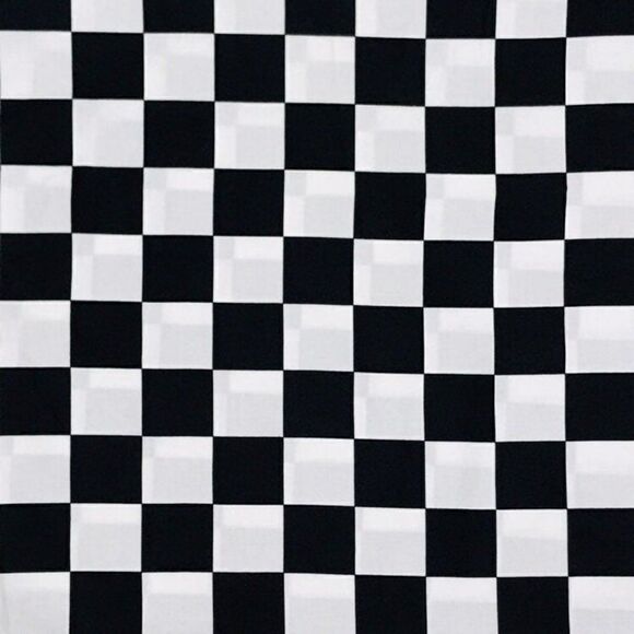 Chess Board Print Cotton Fabric - Picture 1 of 4